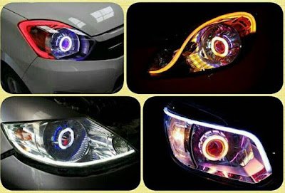 modifikasi head lamp mobil