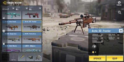 Sniper Call Of Duty Mobile Frontline di Crossfire