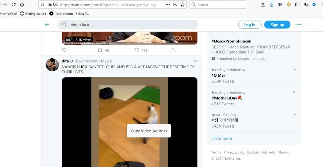 3 Cara download video twitter 2020 Cara download video twitter 2020