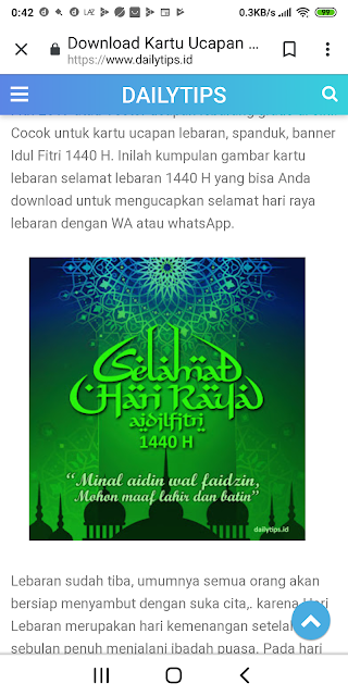 Download Kartu Ucapan Lebaran Ucapan Selamat Idul Fitri Gratis