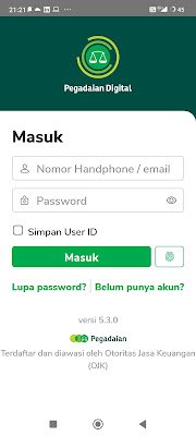 registrasi pegadaian tabung emas