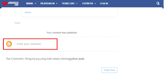Tips mengatasi kolom komentar tersebut tidak tersedia pada Blog Cara mengatasi kolom komentar pada Blogger tidak tampil