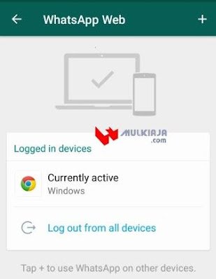 Log out dari Whatsapp Web Cara Log out dari Whatsapp Web