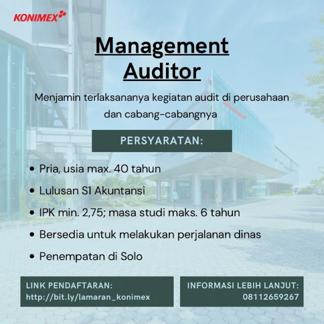 Lowongan kerja PT Konimex Lowongan kerja PT Konimex