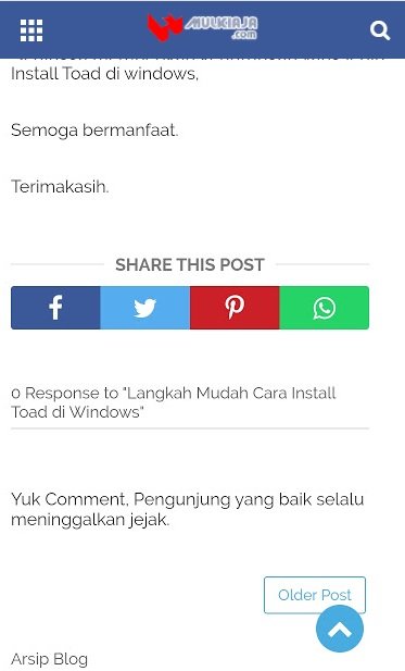 Pada versi mobile kolom komentar tidak tersedia Cara atasi kolom komentar Blogger tidak tampil