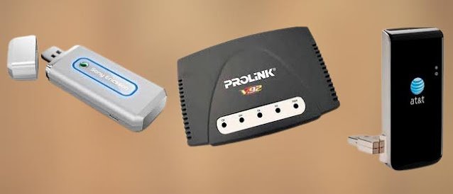 Jenis-jenis modem Jenis-jenis modem
