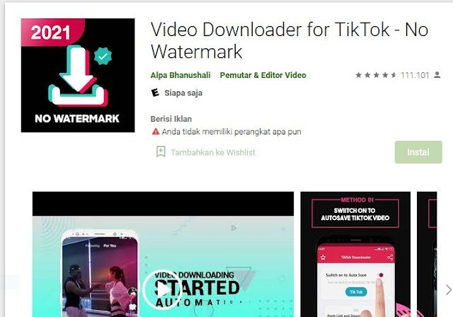 Cara Download Video TikTok di HP Android Cara Download Video TikTok di HP Android