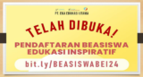 Beasiswa Edukasi Inspiratif 2024 dibuka, Cek Persyaratan dan Link Pendaftarannya!