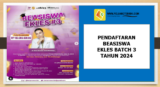Dibuka, Pendaftaran Beasiswa Ekles Batch 3 Tahun 2024