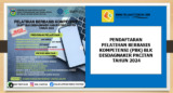 Pendaftaran Pelatihan Kerja Gratis Berbasis Kompetensi Angkatan 1 Tahun 2024 di BLK Disdagnaker Pacitan